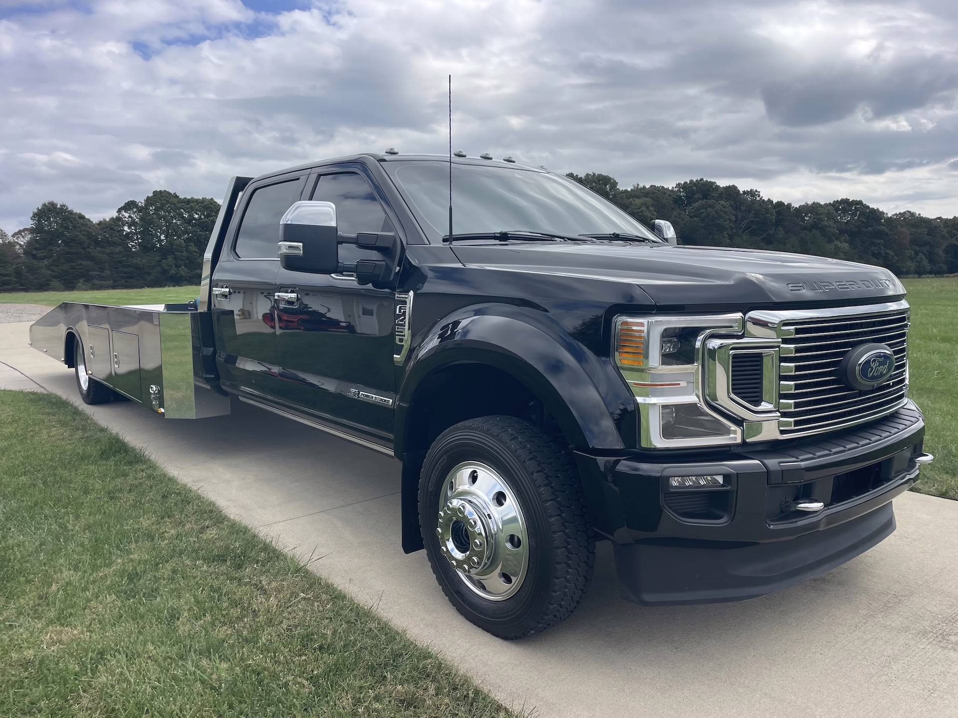 2022 Ford F-450 Platinum Ramp Truck by Hodges!